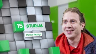 15min studijoje – aktorius Marius Repšys [upl. by Aneelahs]