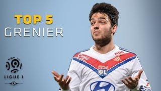 Clément Grenier  Top 5 Buts  Ligue 1  Olympique Lyonnais [upl. by Ahtikal625]