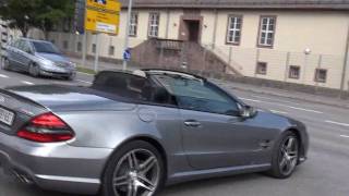 Mercedes SL63 AMG Loud Acceleration SOUND [upl. by Lysander]