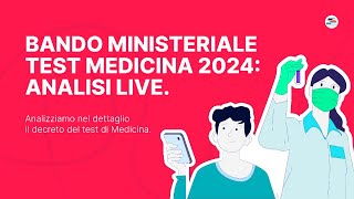 Analisi del Bando Test di Medicina 2024 [upl. by Teeter]