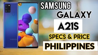 Samsung Galaxy A21s  Looks Specs Features and Price  PHILIPPINES [upl. by Atiuqehc]