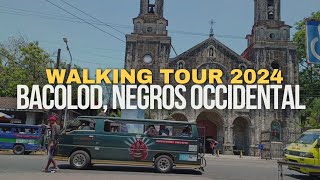 Walking Tour During a Hot Weather CITY OF SMILES BACOLOD CITY NEGROS OCCIDENTAL PHILIPPINES [upl. by Anairotciv]