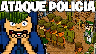 ATAQUE NA POLICIA DO HABBO HOTEL  ATIVIDADE T [upl. by Adnaerb]