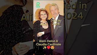 Alain Delon Last Photo With Claudia Cardinale 😢💔⚰️ alaindelon claudiacardinale [upl. by Nuhsal]