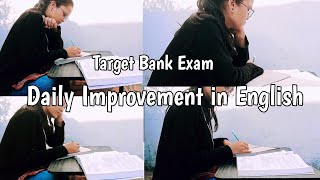 Daily Improvement in English  Target Bank Exam  sbipo sbiclerk bankexam bank [upl. by Atineg]