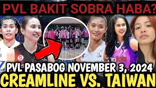 CREAMLINE VS TSING HUA UNIVERSITY  PVL LATEST UPDATE TODAY NOVEMBER 3 2024 pvl2024 creamline [upl. by Glen601]