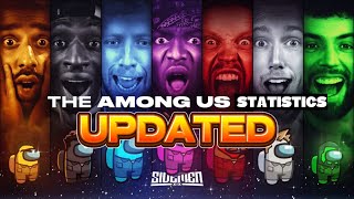 NEW UPDATED SIDEMEN AMONG US STATS [upl. by Fay321]