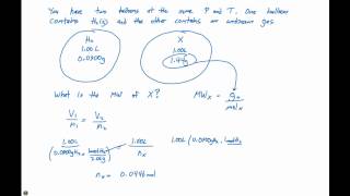 105 Ideal Gas Law Example Problem 1 [upl. by Spatz]