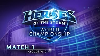 Cloud9 vs GIA  Match 1  Heroes of the Storm World Championship 2015 [upl. by Archibold]