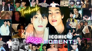 Taekook ICONIC Moments in 2023 that will Comfort Us Until They Return COMPLETE TIMELINE [upl. by Erleena]