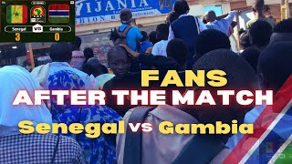 Reactions After The Match Senegal VS Gambia [upl. by Bartram]