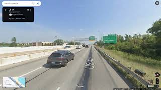 Indianapolis Beltway Interstate 465 inner loop [upl. by Enoved429]