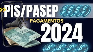 PAGANDO HOJE PISPASEP E ABONO SALARIAL 2024 [upl. by Cacie869]