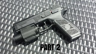 ASGKJW CZ P09 DUTY Review Part 2 Airsoft [upl. by Ytima]