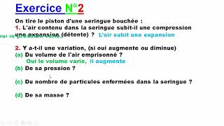 Exercice 2 Quelques propriétés de lair 2APIC [upl. by Ravert]