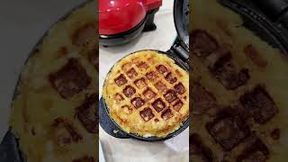 ¡Receta de waffles de plátano Shorts [upl. by Hersh]