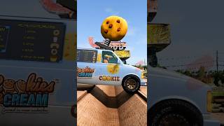 Tractor Tow Food Van vs Gutter short beamng beamngdrive beamngcrashes trucksvs [upl. by Revilo]