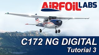 C172 NG DIGITAL Tutorial 3  How to walk around the aircraft [upl. by Nehr]