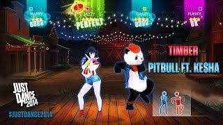 Pitbull ft Keha  Timber  Just Dance 2014  DLC Gameplay [upl. by Aihsar]