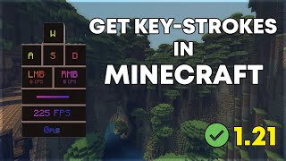 121 How to download and install keystrokes mod in minecraft 121 [upl. by Goode]