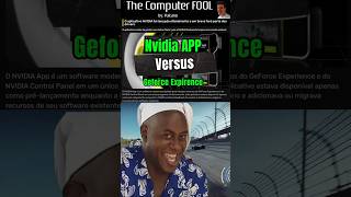 Geforce Experience abandonado pela Nvidia nvidia gpu ia amd viralvideo shorts [upl. by Wolff854]