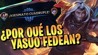 ¿POR QUÉ FEDEAN TODOS LOS YASUO TE LO EXPLICO • YASUO VS LISSANDRA [upl. by Attelrahs]