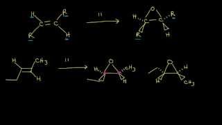 Preparation of epoxides Stereochemistry  Organic chemistry  Khan Academy [upl. by Cynarra]