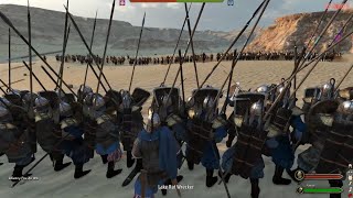 Tier 5 infantry battle RBM Mount amp Blade II Bannerlord fighting Medieval RPG Mods bannerlord [upl. by Terbecki815]