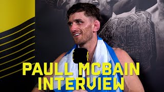 CW 171 Paull McBain PostFight Interview [upl. by Bortman]