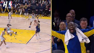 Podziemski Made him TOUCH EARTH Draymond Loving it 🔥😂 [upl. by Adolpho61]