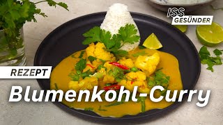 Veganes Rezept für BlumenkohlCurry  AOK [upl. by Atthia]