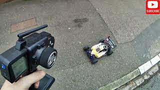 thunder tiger eb4 s2 pro JL force 28 nitro buggy street run sickening rc Nitro [upl. by Jerz]