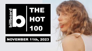 Billboard Hot 100  Top Singles This Week November 11th 2023  Top 100 Songs Of The Week [upl. by Orihakat]