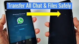 How To Transfer WhatsApp To New Phone All Chats Photos Videos amp Media [upl. by Teador]