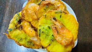 Cucur Udang Rangup ala Pasar Malam  Crispy Shrimp Fritters Resepi penuh tutorial tips dalam video [upl. by Nnaycnan163]