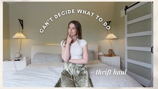 VLOG I need help deciding what to do bedroom refresh ideas  thrift haul [upl. by Hutner111]