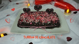 RECETA TURRÓN DE CHOCOLATE ft MayelaevePAOBOSCAN [upl. by Skcirdnek]