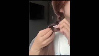 Turkish Favourite Hair Style by Making Easy Pigtail treaming hairstyle LuxyHair SSCMAKER [upl. by Acemaj]