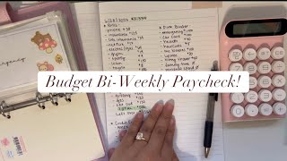 Let’s Budget a BiWeekly Paycheck No 3 of June [upl. by Filmer]