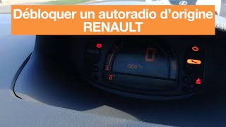 Débloquer Autoradio Renault  Code de déblocage [upl. by Jeana]