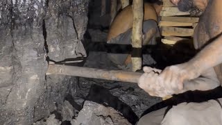 Unseen Footage of Coal Miners Life  Coal Extraction process shorts mining [upl. by Welford]