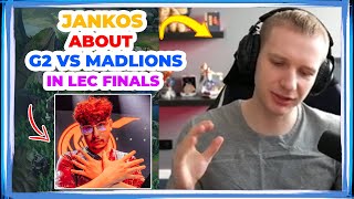 Jankos About G2 vs MADLIONS KOI in LEC Finals 👀 [upl. by Chelsae]