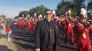 MCC Marching Band at the Minot High School Homecoming Parade 2024 [upl. by Acilegna]