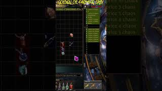 GOLDEN OIL FARMING EASY in PATH OF EXILE shorts [upl. by Zoara]