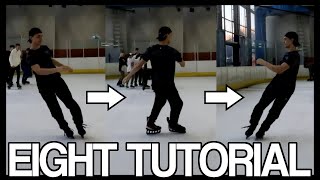 Eight Tutorial  Freestyle Ice Skating Tutorial [upl. by Enimsaj]