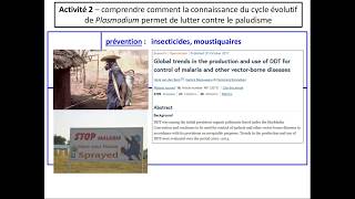 SVT 2nde  32 une maladie vectorielle  le paludisme 22 [upl. by Oiretule]