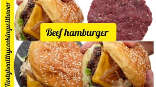 Beef Burger Recipe  Smash burger Recipe youtube [upl. by Sadick]