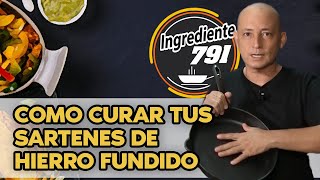 Como 🚀 CURAR un SARTÉN de 💪 hierro fundido [upl. by Atnek977]