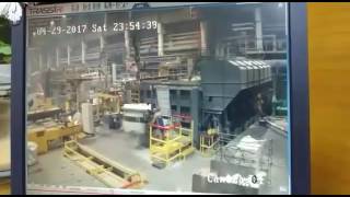 Smelter accident  brave operator [upl. by Colner]