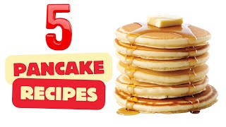 How to Make 5 Pancake Recipes from Scratch Dairy Free Plant Based amp Vegan Recipes [upl. by Elita531]